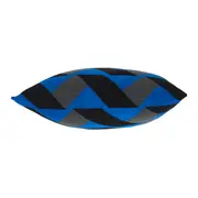 CAPA PARA ALMOFADA 45 CM X 45 CM GEO FORMS - AZUL COBALTO/KONKRET - Foto 2