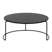 MESA DE CENTRO CONJUNTO COM 2 PEÇAS LOOP - PRETO/PRETO - Foto 5