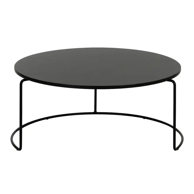 MESA DE CENTRO CONJUNTO COM 2 PEÇAS LOOP - PRETO/PRETO - Foto 5