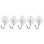 GANCHO PARA UTENSÍLIOS COM 5 VIVA UTILE - BRANCO/ZINCO - Foto 1