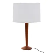 LUMINÁRIA DE MESA MOG C/CUP H - NOZES/BRANCO - Foto 2