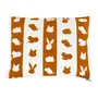 KIT COM 3 FRONHAS INFANTIL 30 CM X 40 CM FEIRA DOS BICHOS - OFF WHITE/CASCA DE URUCUM - Foto 2