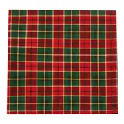 GUARDANAPO 40 CM X40 CM PACOTE COM 4 BORDAR, AMAR E CELEBRAR - VERMELHO/VERDE - Foto 3