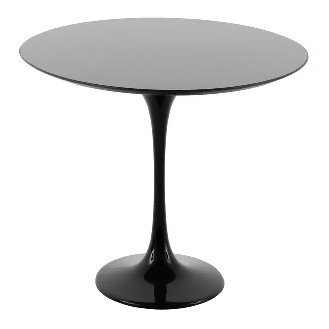 TULIPE MESA OVAL 1,60 M X 90 CM PEDRA - PRETO SÃO GABRIEL - Foto 3