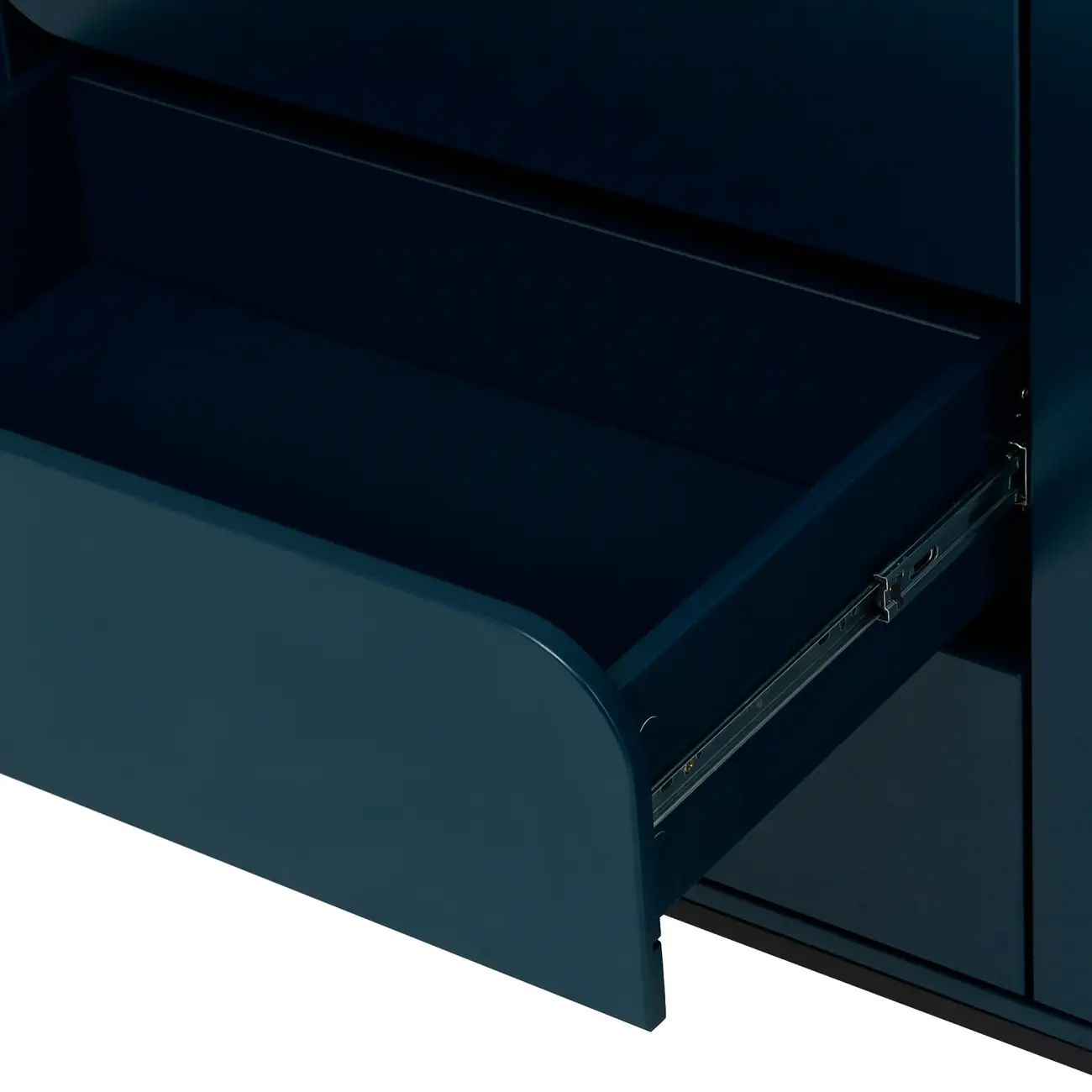 BUFFET 2 PORTAS/3 GAVETAS 1,80 M X 45 CM NASH - VERDE ESCARAVELHO/PRETO - Foto 10