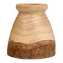 VASO 12 CM PAVLOVNA - PAULOWNIA/ENCERADO CASTANHO - Foto 1