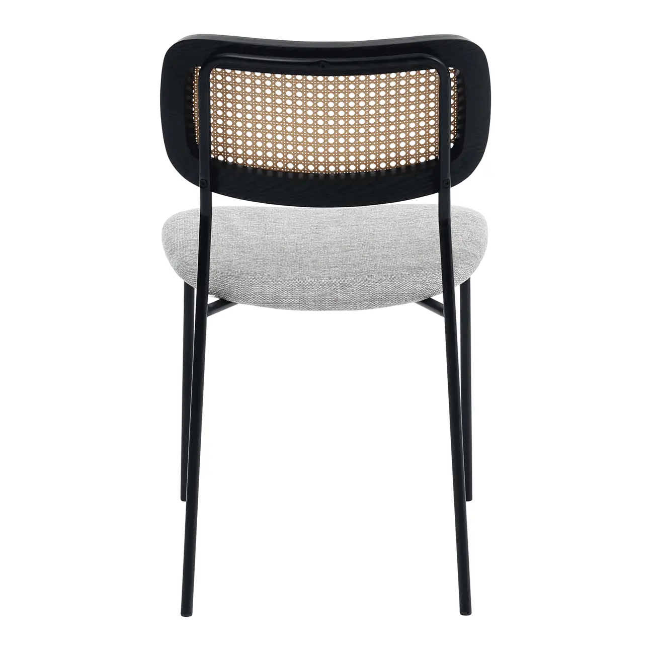 CADEIRA DE JANTAR MCM ORIENT - PRETO/NATURAL - Foto 6