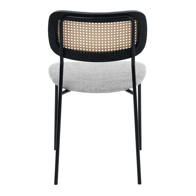 CADEIRA DE JANTAR MCM ORIENT - PRETO/NATURAL - Foto 6