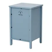MESA DE CABECEIRA 1 GAVETA/1 PORTA BOUQUET XODÓ - BLEU CENDRÉ/MULTICOR - Foto 6