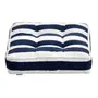 FUTON 40 CM X 40 CM BLUESTRIPE - BRANCO/AZUL ESCURO - Foto 3