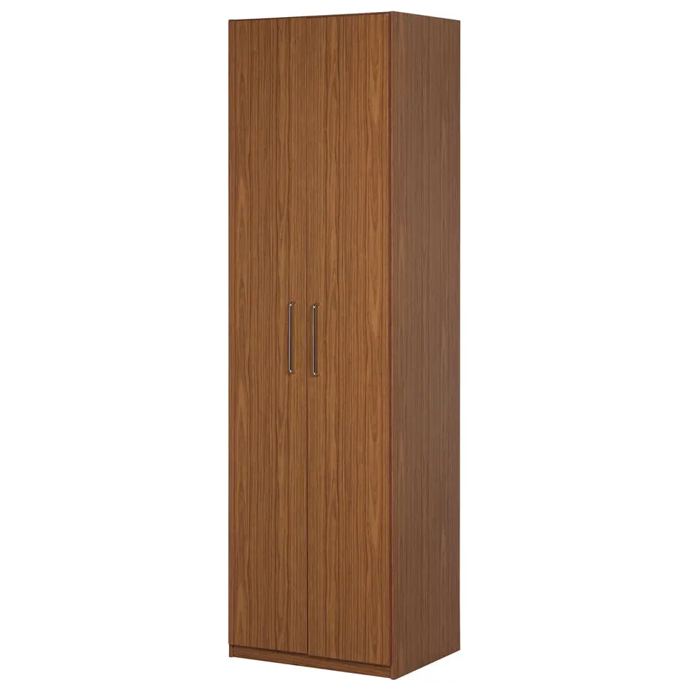 GUARDA-ROUPA 2 PORTAS 5 PRATELEIRAS 35 MAXIMUS - FREIJÓ - Foto 2