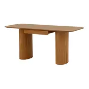 MESA DE ESCRITÓRIO 1 GAVETA 1,70 M X 72 CM ALLURE - FREIJÓ/FREIJÓ - Foto 2