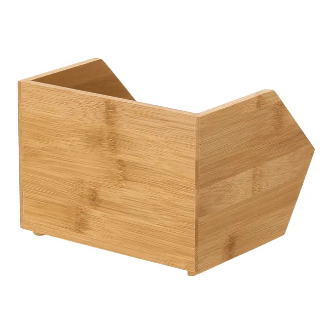 ORGANIZADOR EMPILHÁVEL 17 CM X 15 CM BAMBOO - BAMBU - Foto 5