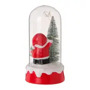 REDOMA BONECO DE NEVE ADORNO LED 19 CM BORDAR, AMAR E CELEBRAR - VERMELHO/BRANCO - Foto 5