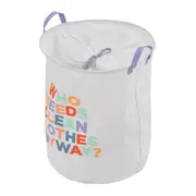 CESTO PARA ROUPAS WHO NEEDS CLEAN - BRANCO/CORES CALEIDOCOLOR - Foto 3