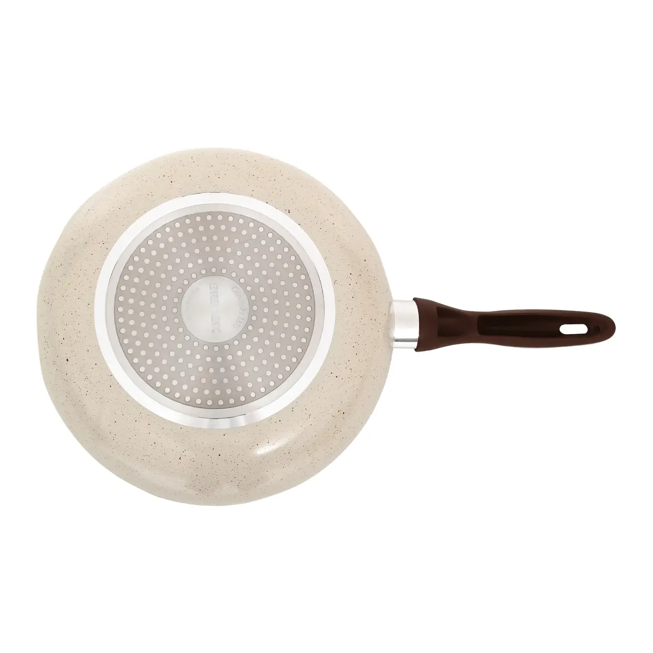 WOK INDUÇÃO 28 CM CERAMIC LIFE SMART PLUS - CREAM/MARROM - Foto 7