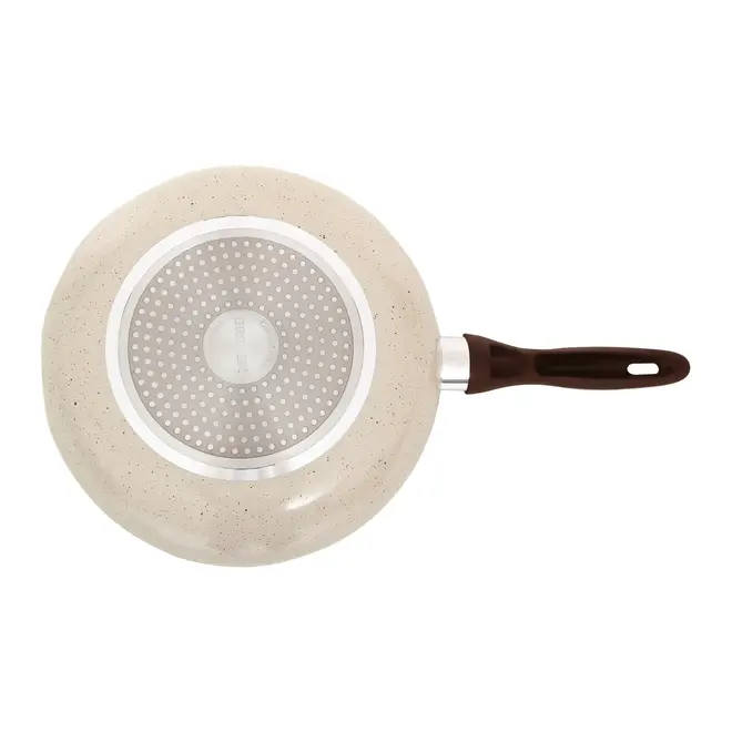 WOK INDUÇÃO 28 CM CERAMIC LIFE SMART PLUS - CREAM/MARROM - Foto 7