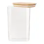 POTE HERMÉTICO 2,3 L BAMBUCCI - INCOLOR/BAMBU - Foto 4