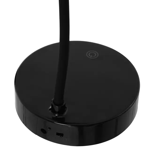 LUMINÁRIA DE MESA LED RECARREGÁVEL PUCK - PRETO - Foto 9