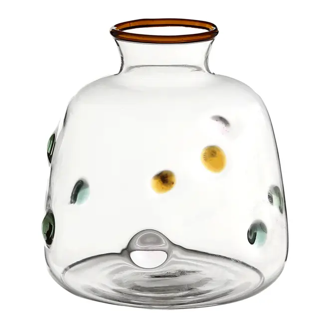 VASO 8 CM MARBLES - INCOLOR/MULTICOR - Foto 1