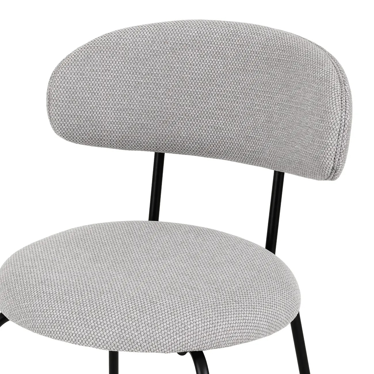 BANCO ALTO DISCUS - PRETO/CINZA - Foto 6