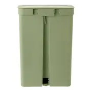 LIXEIRA DUPLA COM PEDAL 30 L TRIUM - SÁLVIA/CINZA - Foto 8