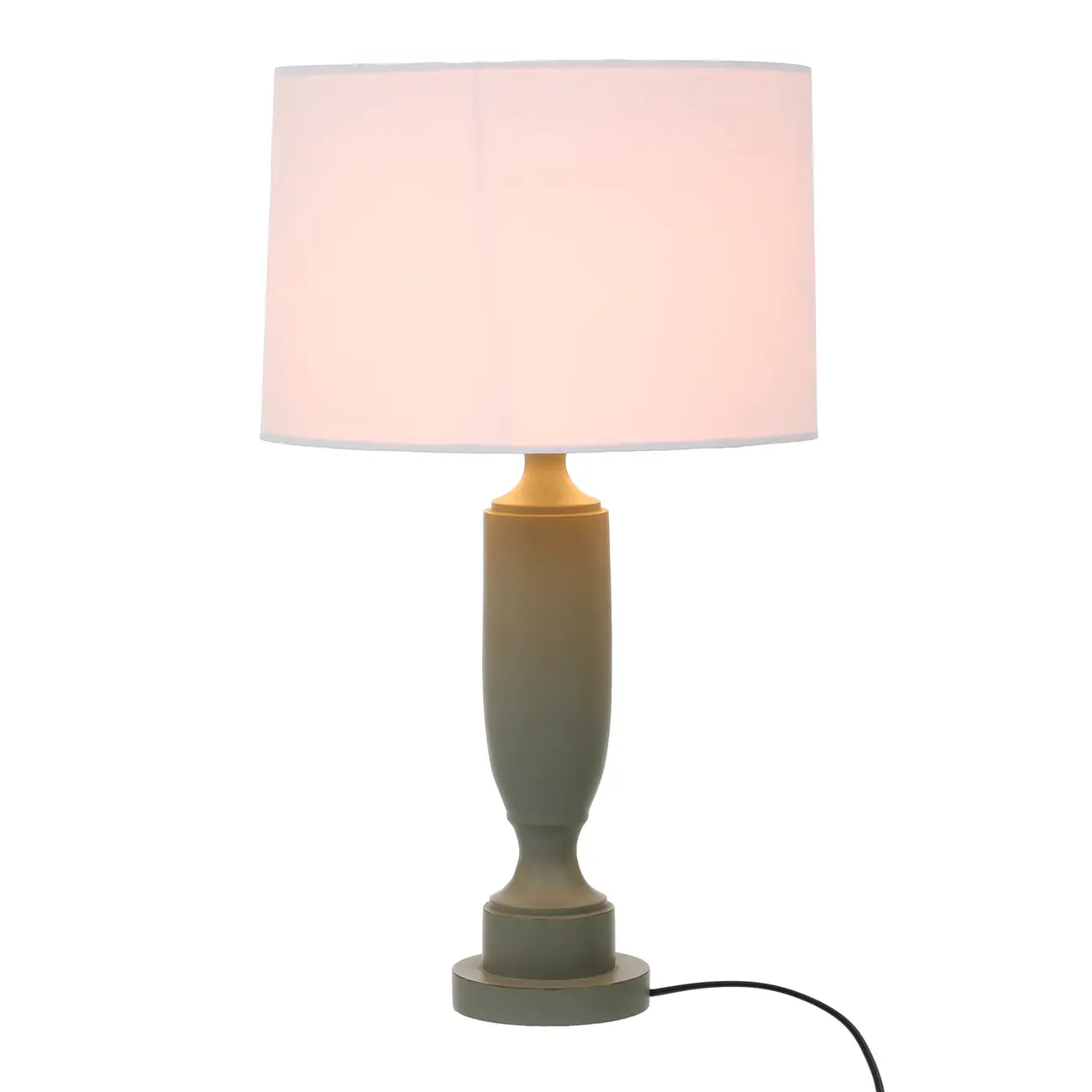 LUMINÁRIA MESA PILASTRE C/CUP H - CINZA/BRANCO - Foto 2