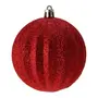 PINGENTE BOLA GLITTER CONJUNTO COM 6 BORDAR, AMAR E CELEBRAR - VERMELHO - Foto 2