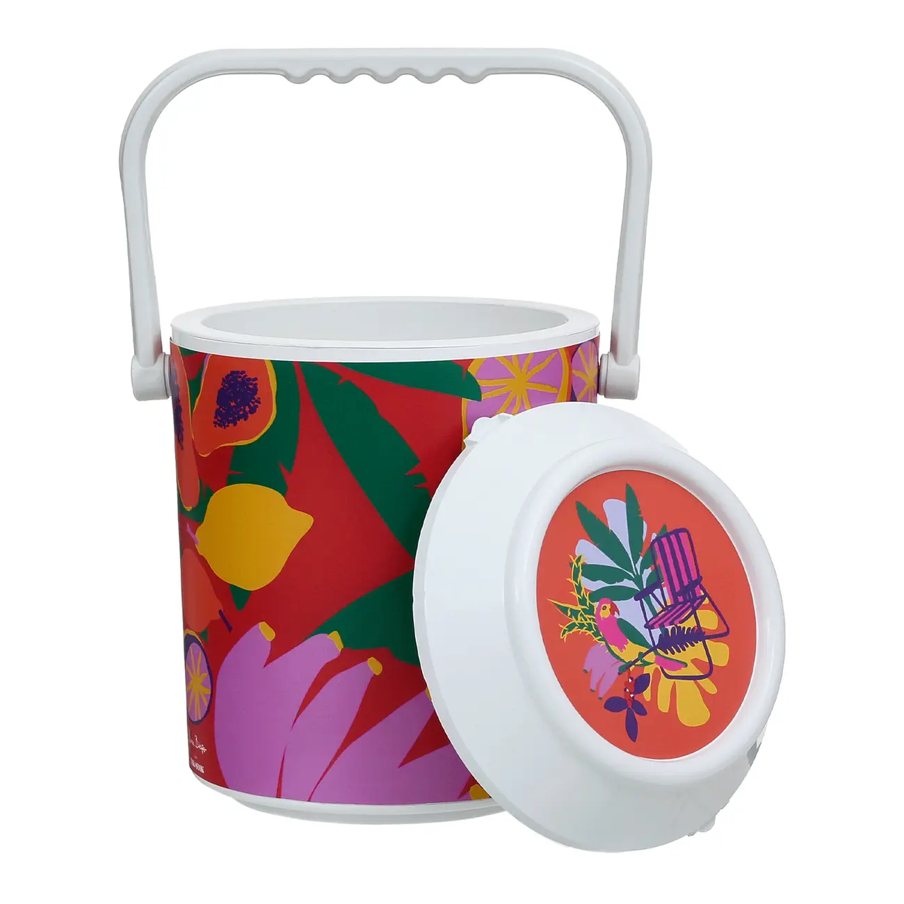 COOLER 10 LATAS CAMINHOS DO SOL - BRANCO/VERMELHO - Foto 3