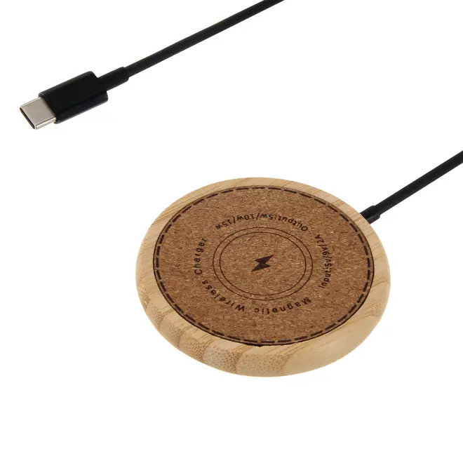 CARREGADOR MAGSAFE BAMBOO TECH - BAMBU - Foto 3