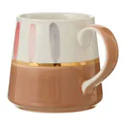 CANECA  325 ML GIO PINCEAU - ARGILA CRUA/BRANCO - Foto 2