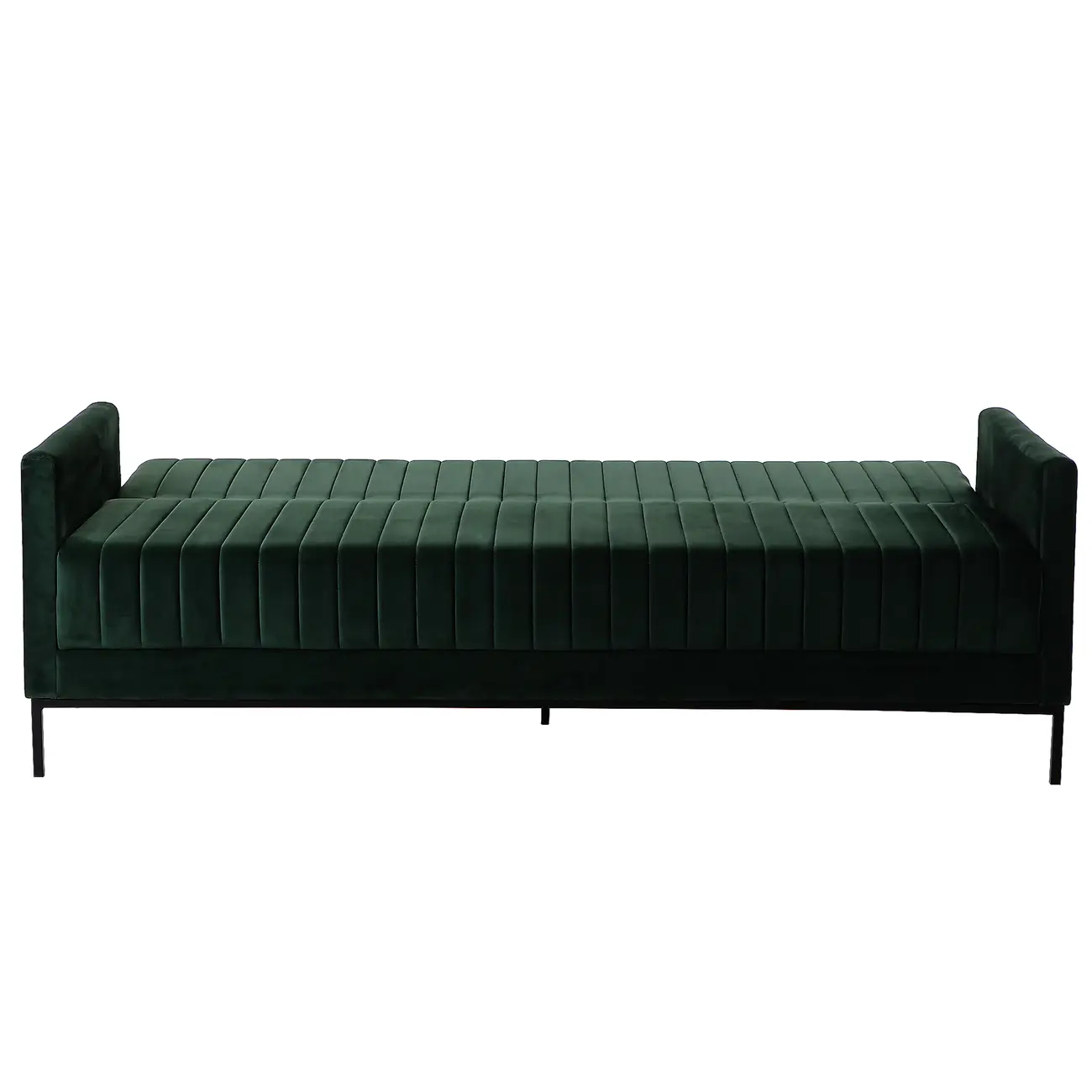 SOFÁ-CAMA 3 LUGARES MARAD - MALAQUITA/PRETO - Foto 5
