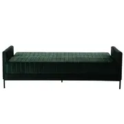 SOFÁ-CAMA 3 LUGARES MARAD - MALAQUITA/PRETO - Foto 5