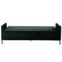 SOFÁ-CAMA 3 LUGARES MARAD - MALAQUITA/PRETO - Foto 5