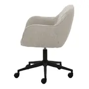 CADEIRA HOME OFFICE CLAM GLAM - PRETO/AREIA - Foto 3