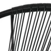 POLTRONA ESPAGUETE STRING - PRETO/PRETO - Foto 7
