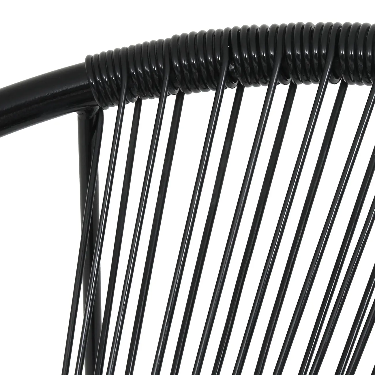 POLTRONA ESPAGUETE STRING - PRETO/PRETO - Foto 7