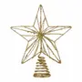 PONTEIRA ESTRELA FINE FESTIVITY 23 CM - OURO - Foto 1
