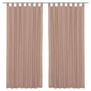 CORTINA 2 PEÇAS 1,30 M X 2,30 M ORSAY - ROSA ANTIQUE/NATURAL - Foto 1