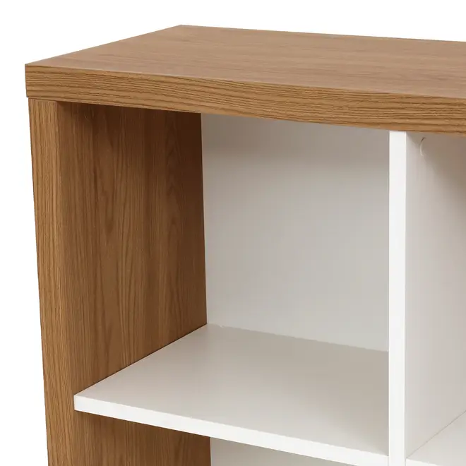 ESTANTE 90 CM X 1,18 M BOSS - OAK TAMMI/BRANCO - Foto 7