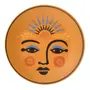 PRATO SOBREMESA MULHER PÁSSARO SOLAR - MULTICOR - Foto 1