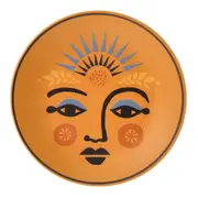PRATO SOBREMESA MULHER PÁSSARO SOLAR - MULTICOR - Foto 1