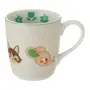 CANECA 240 ML FEIRA DOS BICHOS - MANJERICÃO/CASCA DE URUCUM - Foto 1