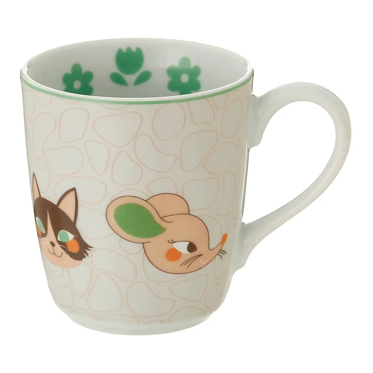 CANECA 240 ML FEIRA DOS BICHOS - MANJERICÃO/CASCA DE URUCUM - Foto 1
