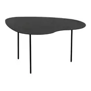 MESA LATERAL 70 CM X 65 CM PINGO - PRETO - Foto 2