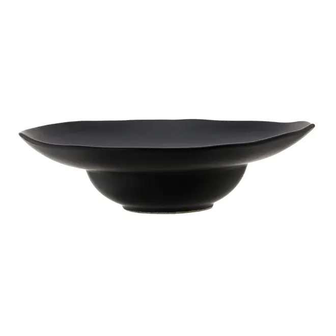 PRATO DE MASSA/RISOTO 28 CM GEO - PRETO FOSCO - Foto 1