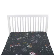 LENÇOL DE SOLTEIRO 1,60 M X 2,40 M ZOODIAC - CINZA/MULTICOR - Foto 3