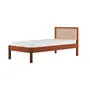 NOZES - CAMA DE SOLTEIRO 88 CM TINTO