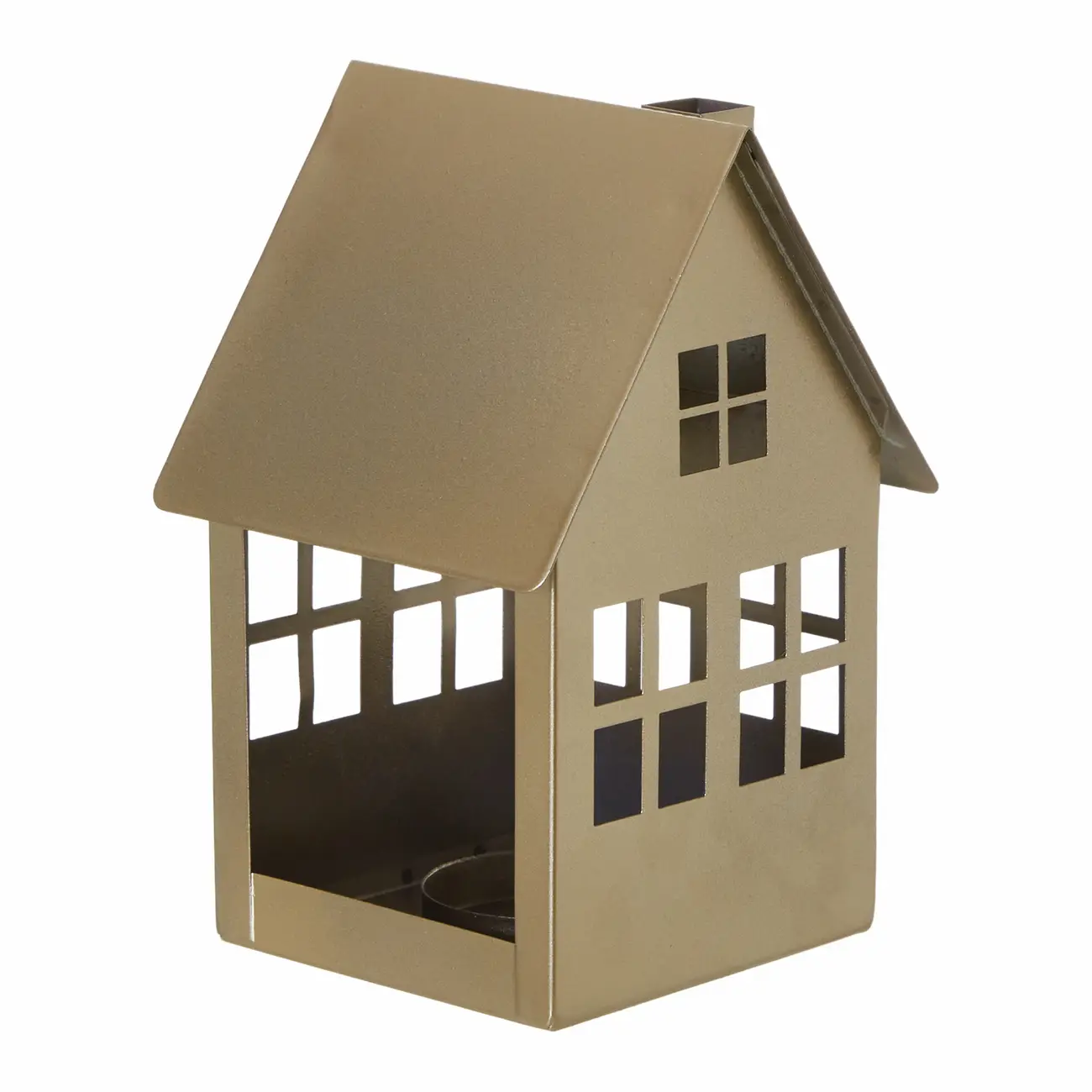 SUPORTE VELA CASA 16 CM FINE FESTIVITY - OURO - Foto 6