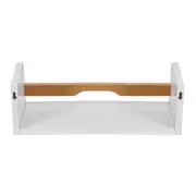 PRATELEIRA 13 CM X 40 CM X 15 CM ALENTO - BRANCO/AMÊNDOA - Foto 3